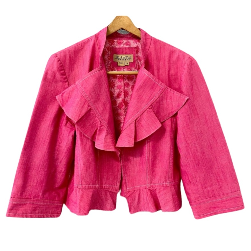 Peck & Peck Weekend Ladies 3/4 sleeve jacket| size 14